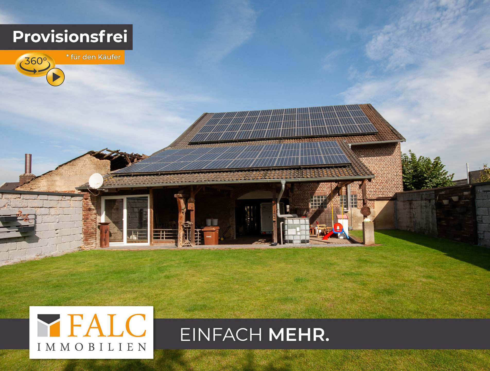 Gartenansicht Scheune